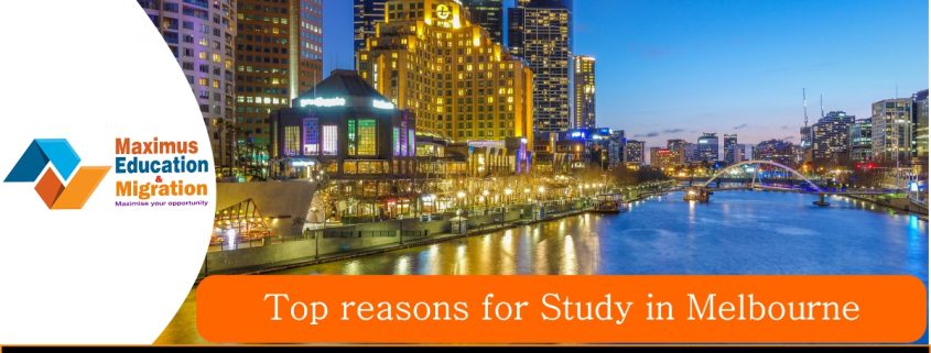 Top reasons for study in Melbourne